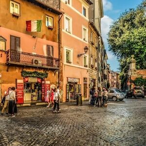 Veranstaltung: Roma: Passeggiata gastronomica serale a Trastevere con cena e vino, Rome Walking Tours in Rome