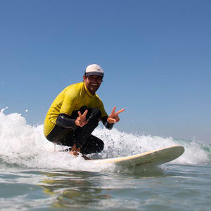 Veranstaltung: Aula de surf com instrutor na Costa da Caparica, Surf meeting point in Lisboa