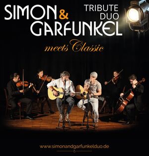 Veranstaltung: Simon & Garfunkel Tribute meets Classic- Duo Graceland mit Streichquartett & Band, Stadthalle Bad Neustadt a. d. Saale in Bad Neustadt A. D. Saale