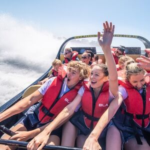 Veranstaltung: Paradise Jet Boat Ride & Aquaduck: Combo Ticket, Paradise Jet Boating in Main Beach