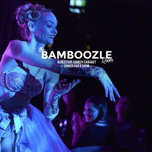 Veranstaltung: Talk and Tease Dinner Show in the Bamboozle Room, Sweethearts Rooftop in Sydney