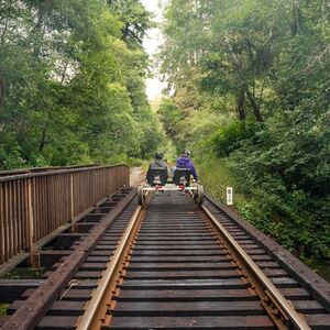 Veranstaltung: Skunk Train: Railbikes, Skunk Train: Fort Bragg in Fort Bragg