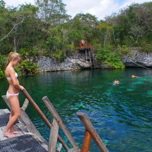 Veranstaltung: Cancún: Excursión de snorkel por el Caribe con sumidero abierto, caverna y entrada al océano, Sailing Day Trips from Cancún in Cancún