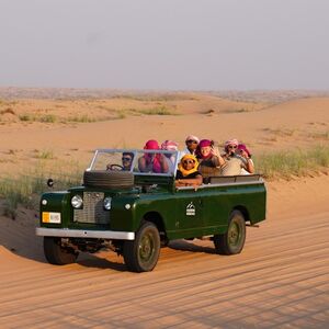 Veranstaltung: Dubai: Safari by Vintage Land Rover or Camel Caravan, Dubai Desert Safari in Dubai