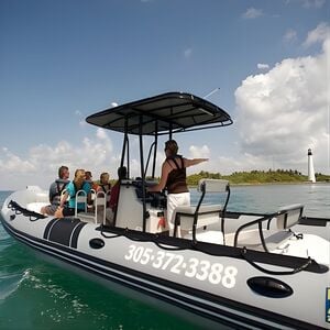 Veranstaltung: Semi-Private Zodiac RIB Boat Tour w / Exclusive Stiltsville Access, Ocean Force Adventures in Miami Beach