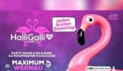 Veranstaltung: Halli Galli Party, Merlin in Backnang
