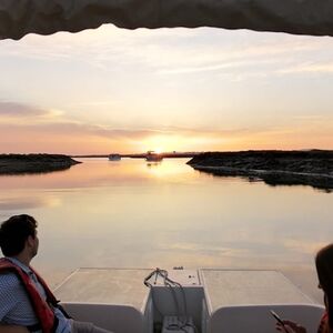 Veranstaltung: Ria Formosa: Passeio de barco ecológico ao pôr do sol a partir de Faro, Faro Cruises in Faro