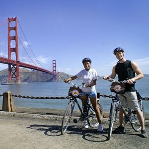 Veranstaltung: Alcatraz Island & Golden Gate Bridge - Sausalito Guided Bike Tour, Alcatraz in San Francisco