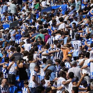 Veranstaltung: Estadio de Anoeta: Partido de fútbol de la Real Sociedad, Real Sociedad Stadium in San Sebastián