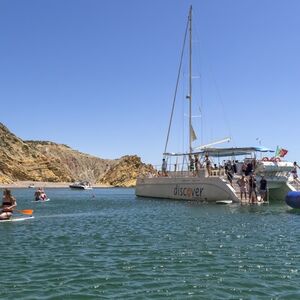 Veranstaltung: Praias do Algarve: Cruzeiro de meio dia em catamarã saindo de Lagos, Lagos Day Cruises in Lagos