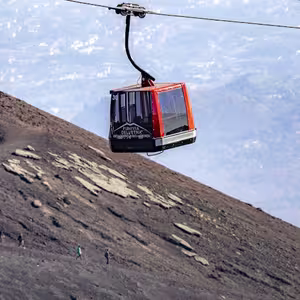 Veranstaltung: Monte Etna: Biglietto di andata e ritorno per la funivia, Mount Etna in Nicolosi