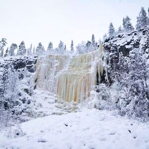 Veranstaltung: Korouoma Canyon: Frozen Waterfalls Trip From Rovaniemi, Frozen Waterfall Rovaniemi in Rovaniemi