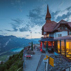 Veranstaltung: Jungfrau: Funicular Ride from / to Interlaken East and Harder Kulm, Harder Kulm in Interlaken