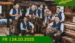 Veranstaltung: Allgäu 6 - Jubiläumsfeschd Musikverein "Eintracht" Bächingen - 75 Jahre Jubiläum Musikverein "Eintracht" Bächingen, Gemeindehalle Bächingen in Bächingen an der Brenz