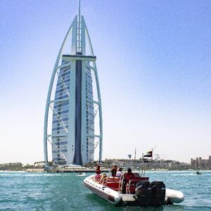 Veranstaltung: Xclusive Yacht: 90-Min Speedboat Tour - Ain Dubai, Palm, Atlantis & Burj Al Arab, Dubai Cruises in Dubai