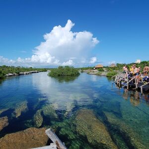 Veranstaltung: Cancún: Excursión de snorkel por el Caribe con sumidero abierto, caverna y entrada al océano, Sailing Day Trips from Cancún in Cancún