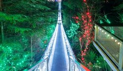 Veranstaltung: Vancouver: Christmas Tour with Capilano Canyon Lights, Capilano Suspension Bridge Park in Vancouver