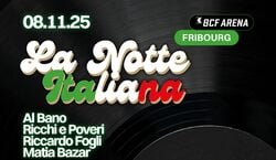 Event: Bellarena Events - Soirée La Notte Italiana: Al Bano & more, BCF Arena in Fribourg