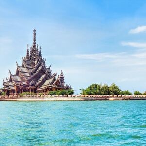 Veranstaltung: Sanctuary of Truth & Pattaya Floating Market: Guided Day Trip from Laem Chabang, Sanctuary of Truth Museum in Pattaya