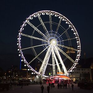 Veranstaltung: "The View" Ferris Wheel Brussels: Entry Ticket, The View: Brussels Ferries Wheel at Poelaert Square in Brussels