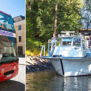 Veranstaltung: Helsinki Hop On-Hop Off bus & Beautiful Canal Cruise, Helsinki Hop-on Hop-off Tours in Helsinki