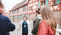 Veranstaltung: Die Altstadt und ihre Höfe, Gauklerbrunnen in Fürth
