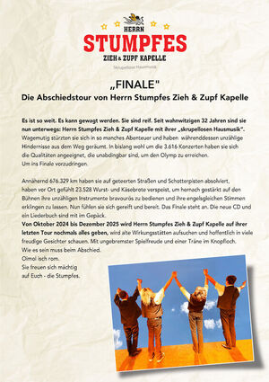 Veranstaltung: Herrn Stumpfes Zieh- & Zupf Kapelle - "Finale " - Die Abschiedstour, Schloss Dillingen in Dillingen