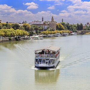 Veranstaltung: Sevilla: Crucero turístico desde Torre Del Oro + Audioguía, Seville City Tours in Seville