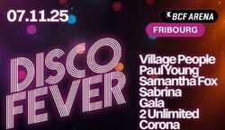Veranstaltung: Bellarena Events - Soirée Disco Fever: Village People, GALA & more, BCF Arena in Fribourg