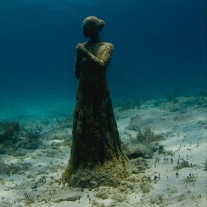 Veranstaltung: MUSA Museo Subacuático de Arte de Cancún: Excursión con esnórquel y barco con fondo de cristal y bebida, Cancún Water Sports in Cancún