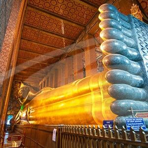 Veranstaltung: Wat Traimit, Wat Pho & Wat Benchamabophit: Guided Tour + Roundtrip Transfer, Wat Phra Chetuphon (Wat Pho) in Bangkok