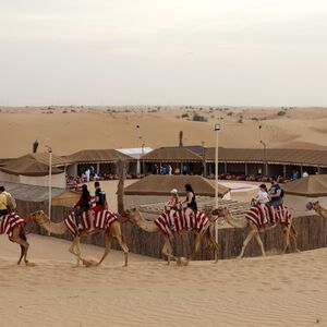 Veranstaltung: Dubai: Half-Day City Tour + Evening Desert Safari + BBQ Dinner at Al Khyama Camp, Dubai Desert Safari in Dubai